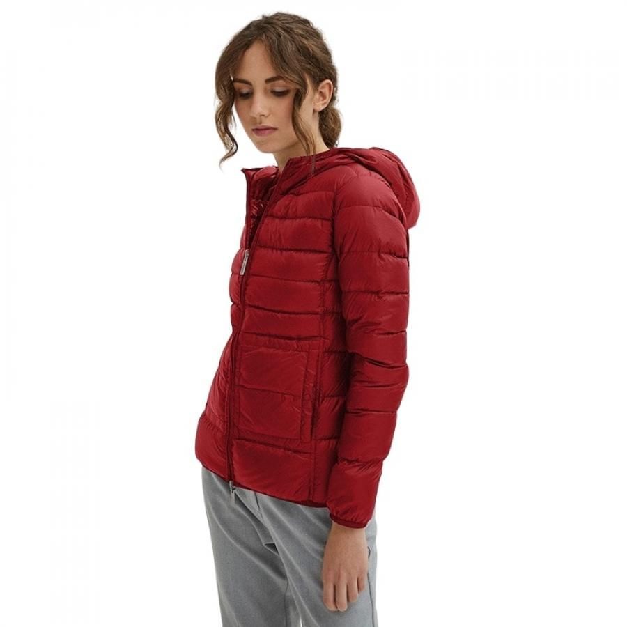 Red Nylon Jackets & Coat