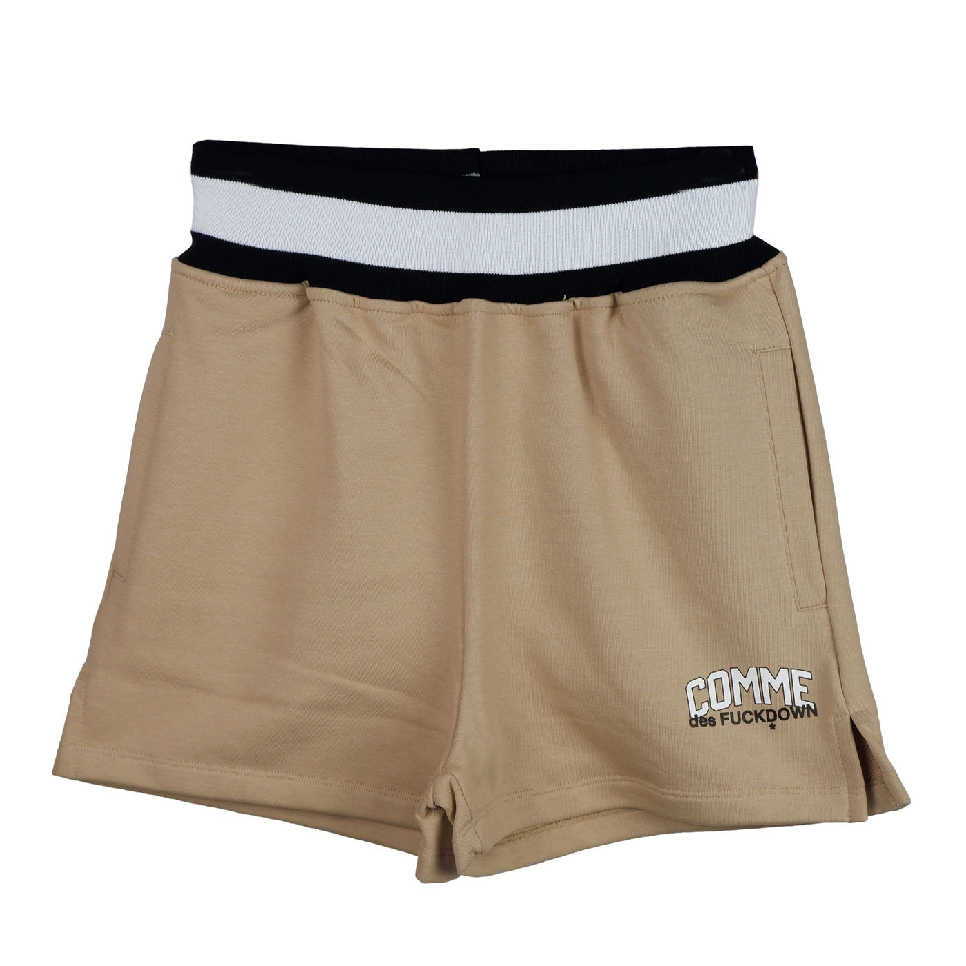 Beige Cotton Short