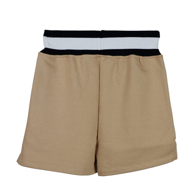 Beige Cotton Short