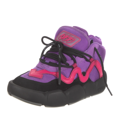 Purple Polyester Sneaker