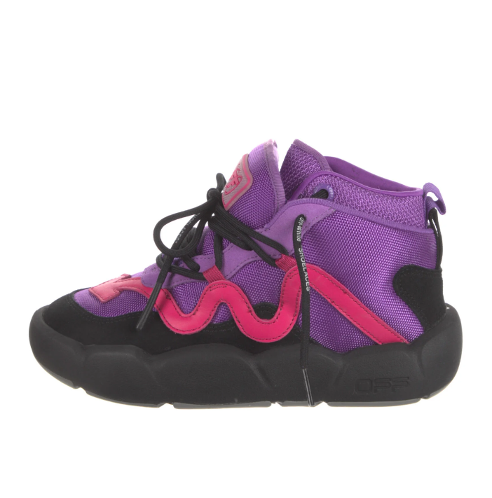 Purple Polyester Sneaker