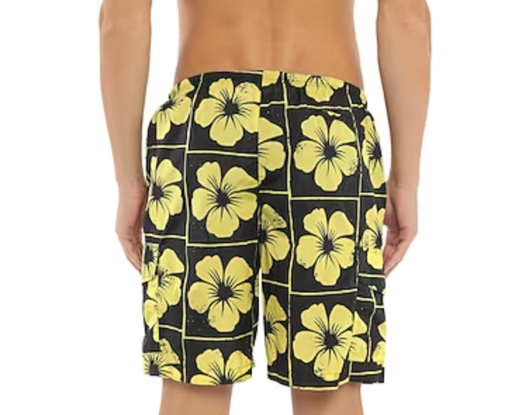 Yellow Polyamide Swimwear