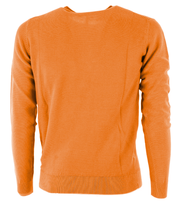 Orange Cotton Sweater