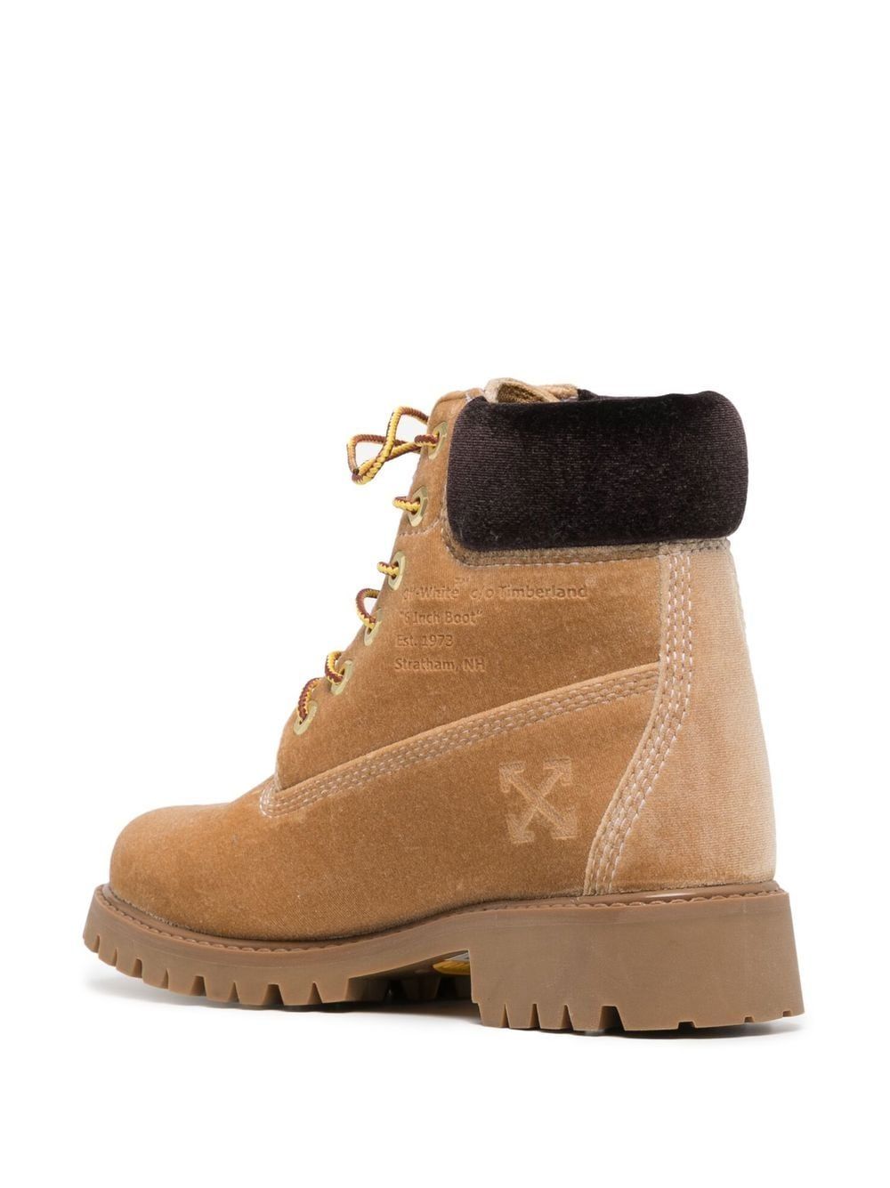 Beige Leather Boot