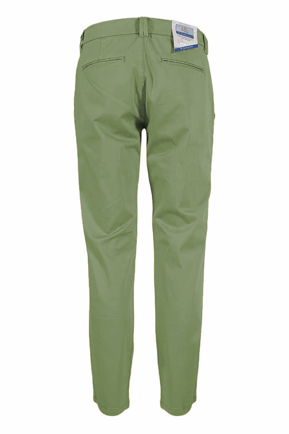 Green Cotton Jeans & Pant