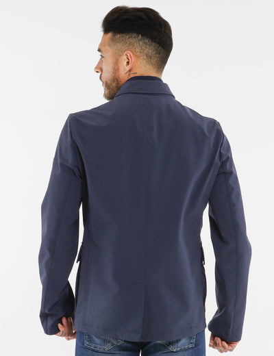 Blue Polyester Jacket