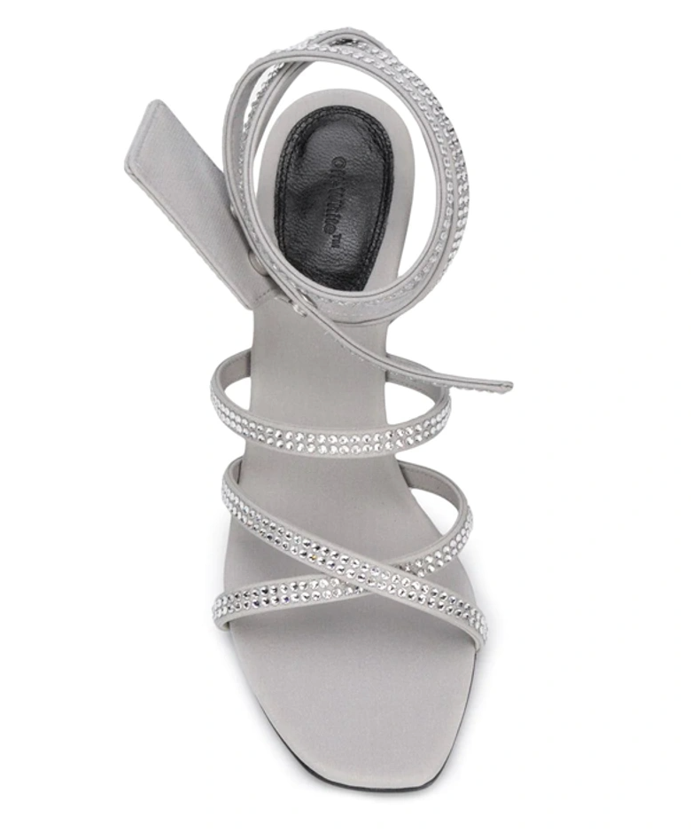 Gray Leather Di Calfskin Sandal