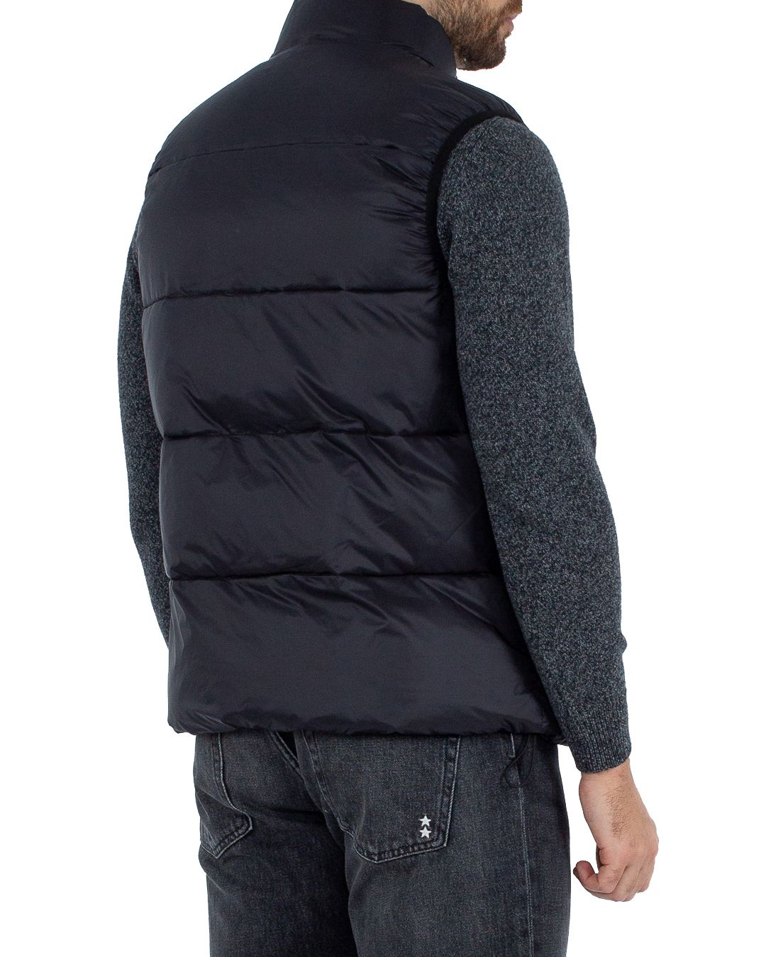 Black Polyester Vest