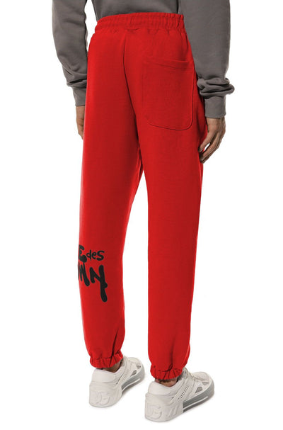 Red Cotton Jeans & Pant