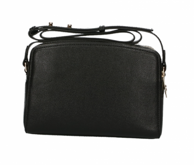 Black Polyethylene Crossbody Bag