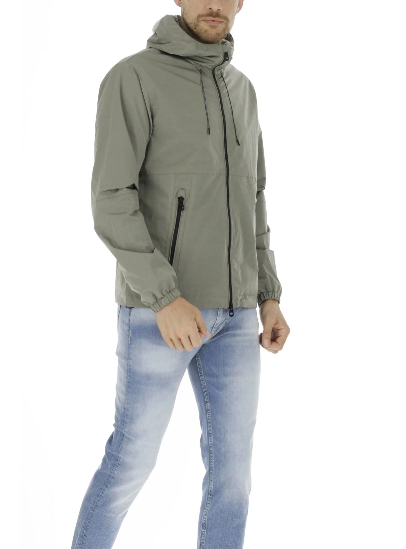 Beige Polyamide Jacket