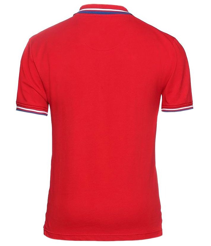 Red Cotton Polo Shirt