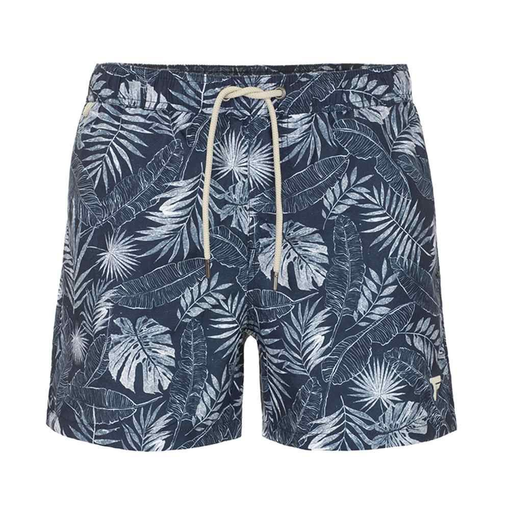 Blue Polyester Swimwear