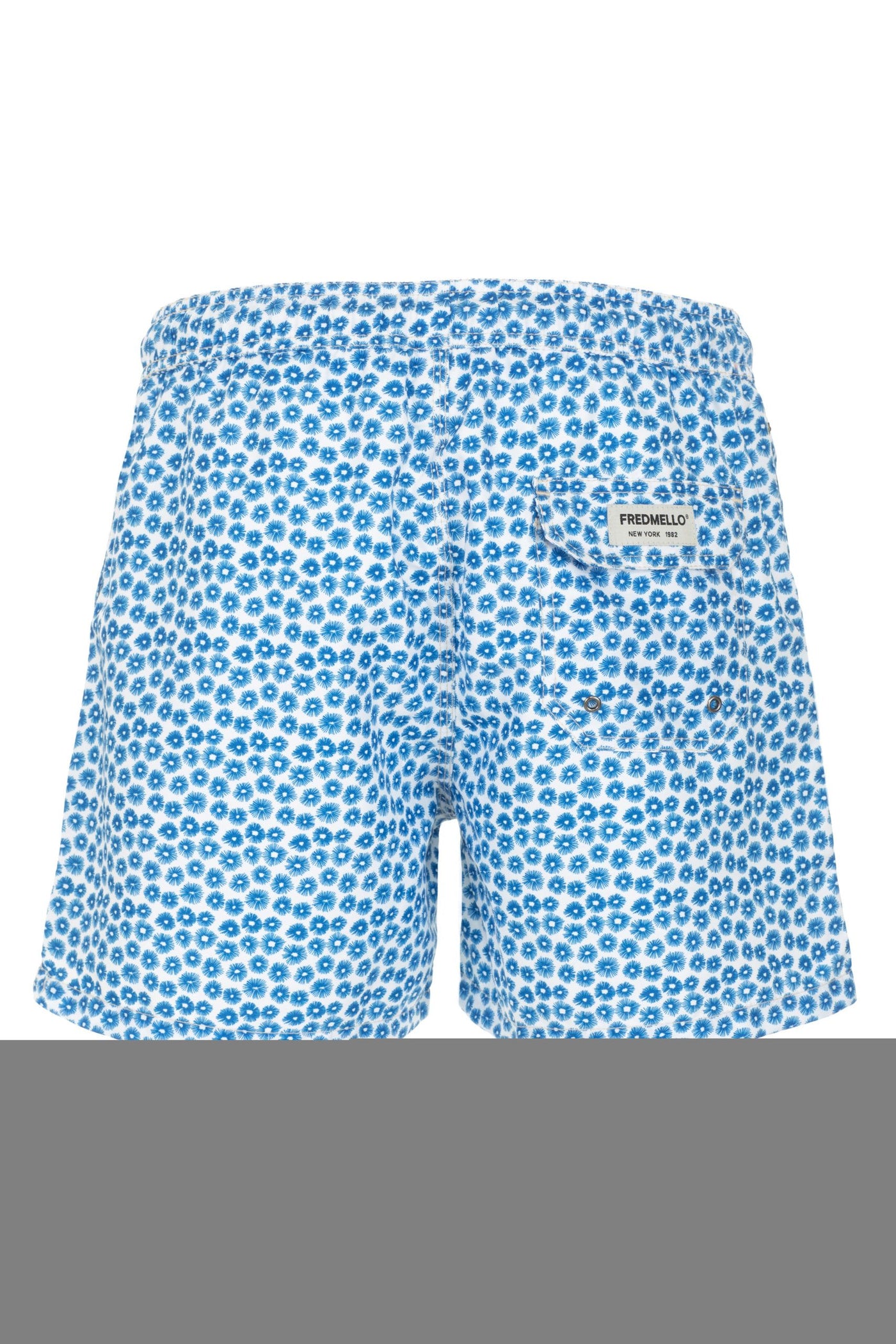 Light Blue Polyester Swimwear