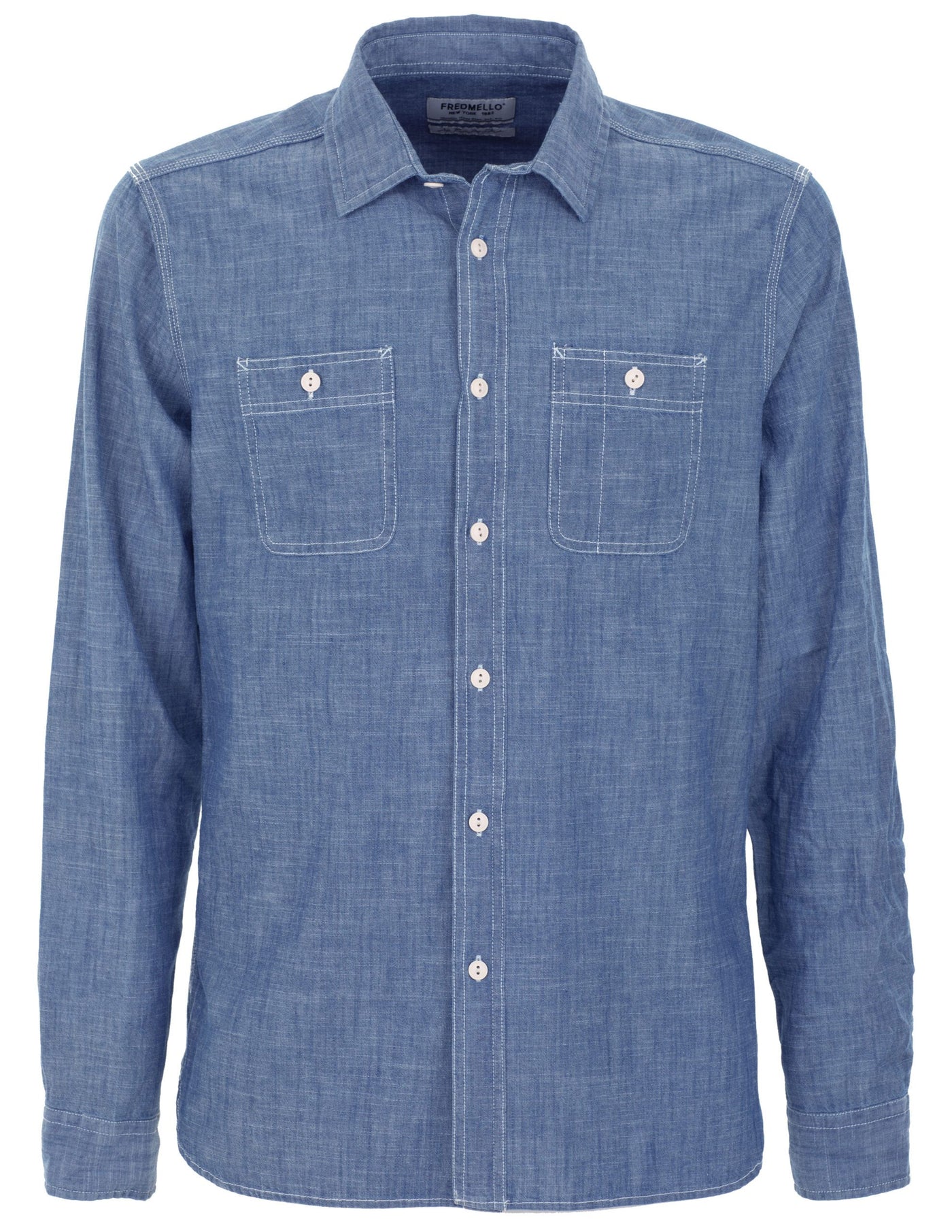 Blue Cotton Shirt