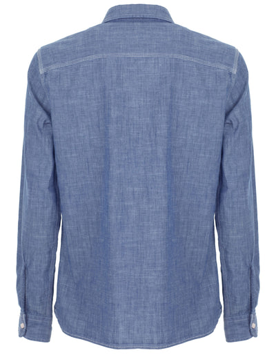 Blue Cotton Shirt