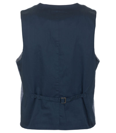 Blue Cotton Vest