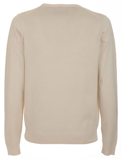 Beige Cotton Sweater