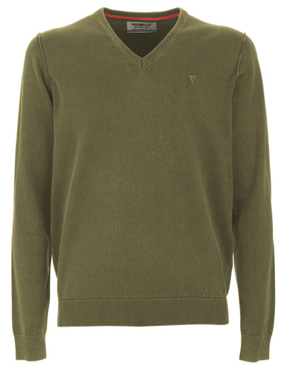 Green Cotton Sweater