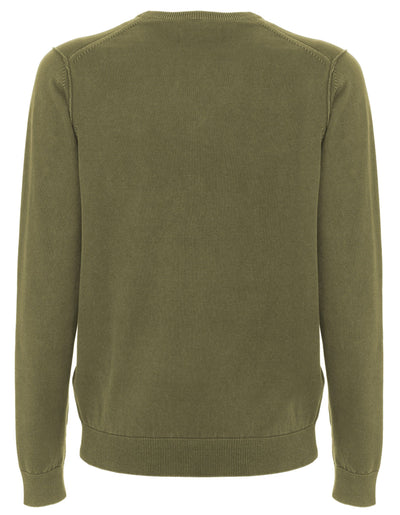 Green Cotton Sweater