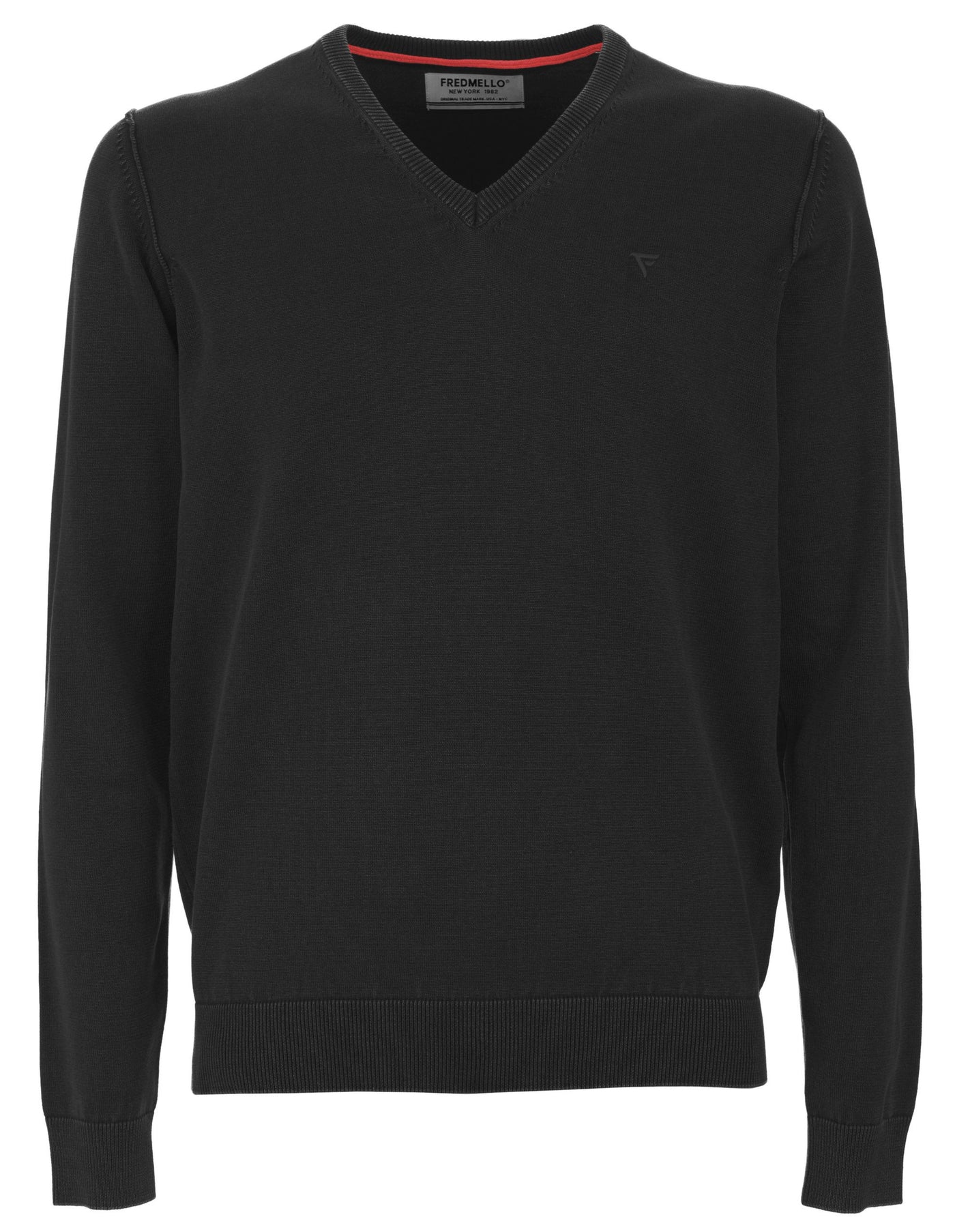 Black Cotton Sweater