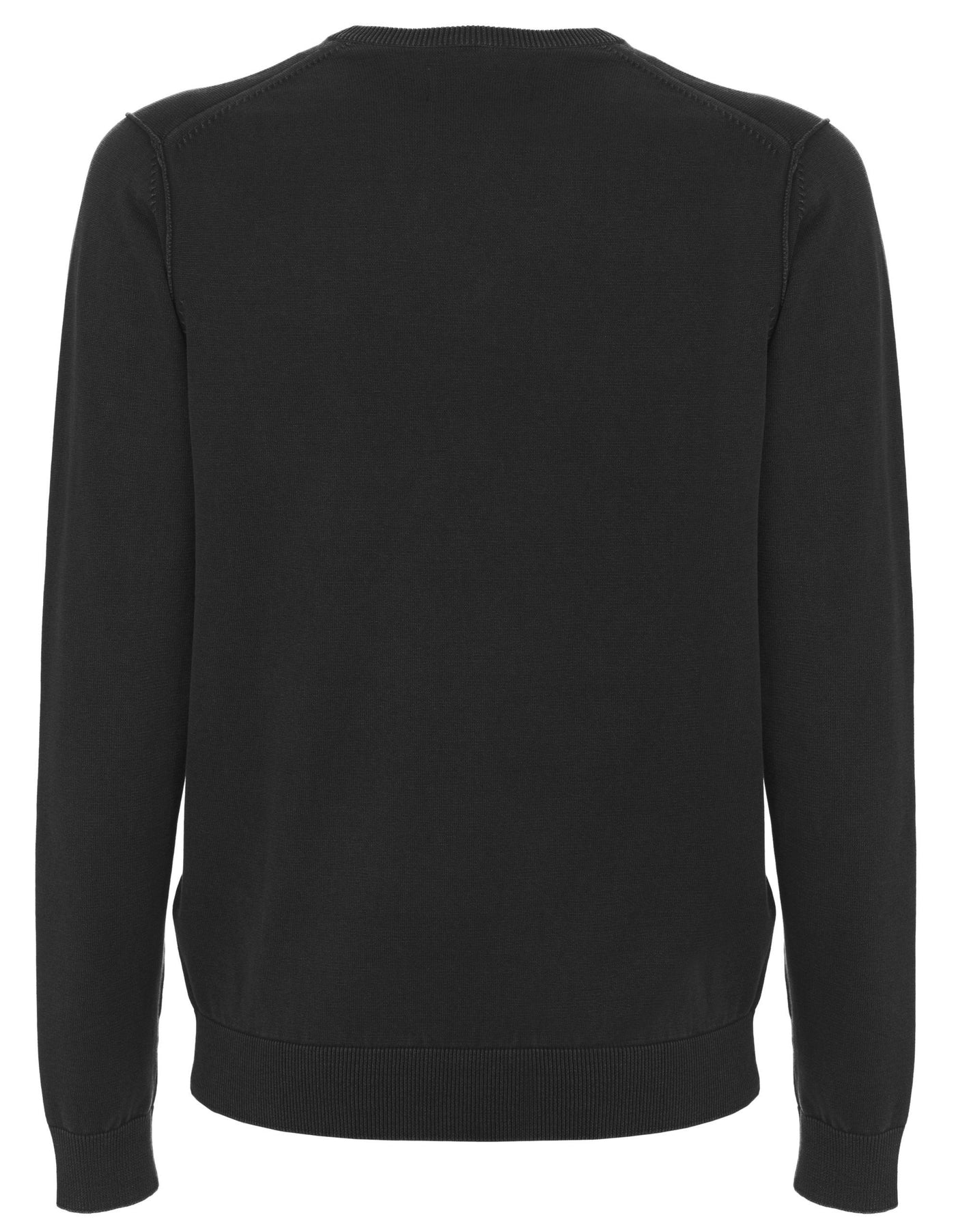 Black Cotton Sweater