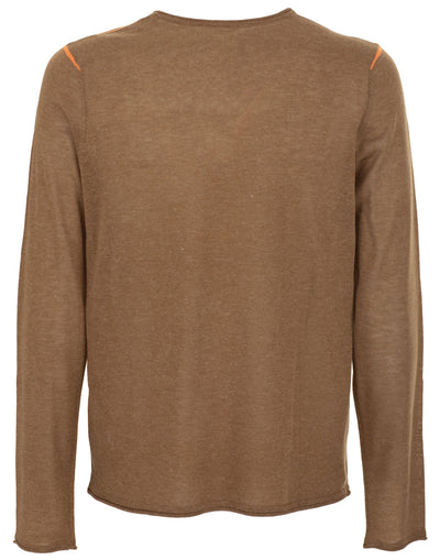 Brown Acrylic Sweater