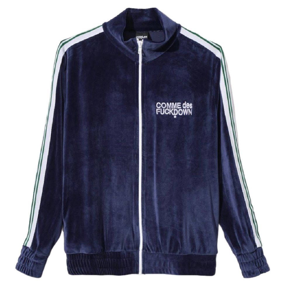 Blue Polyester Jacket