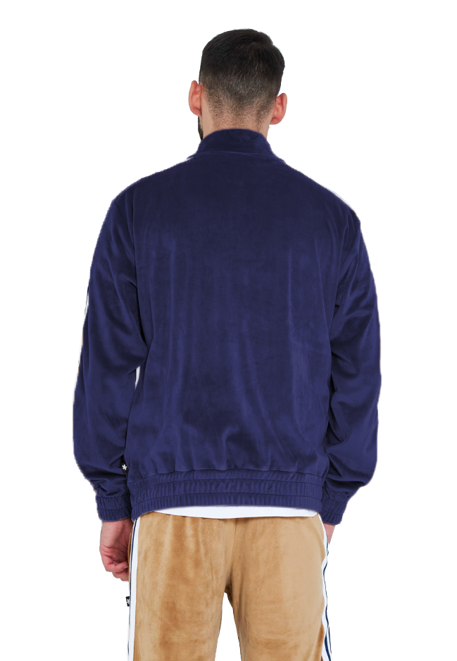 Blue Polyester Jacket