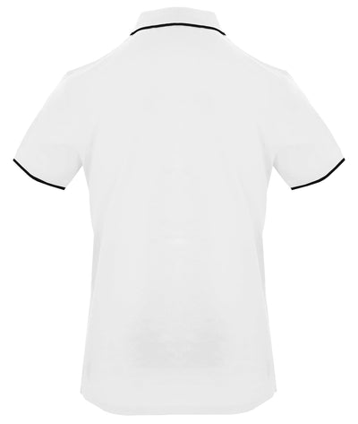 White Cotton Polo Shirt