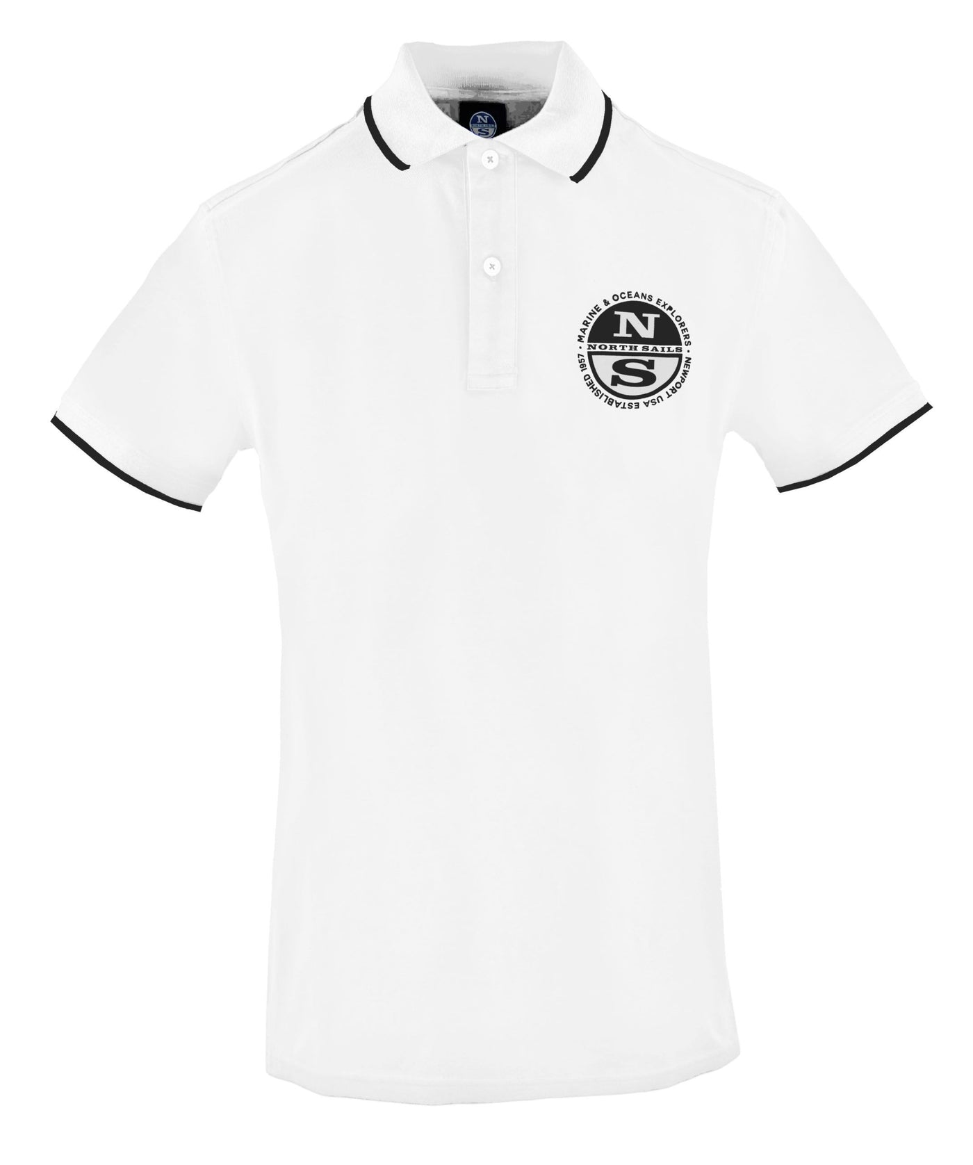 White Cotton Polo Shirt