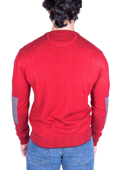 Red Cotton Sweater