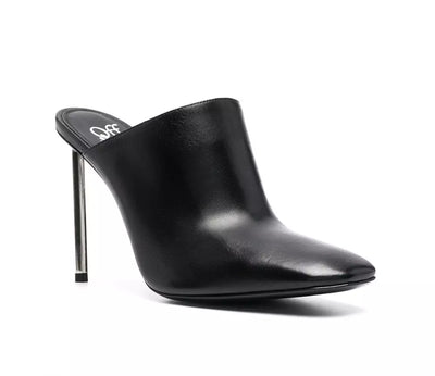 Black Leather Di Calfskin Pump