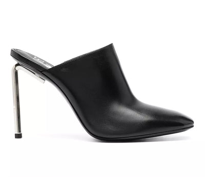 Black Leather Di Calfskin Pump