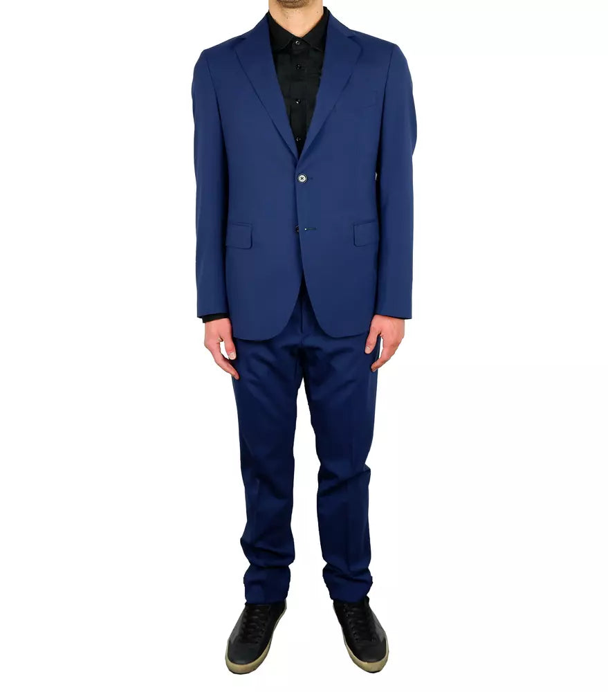 Blue Wool Suit