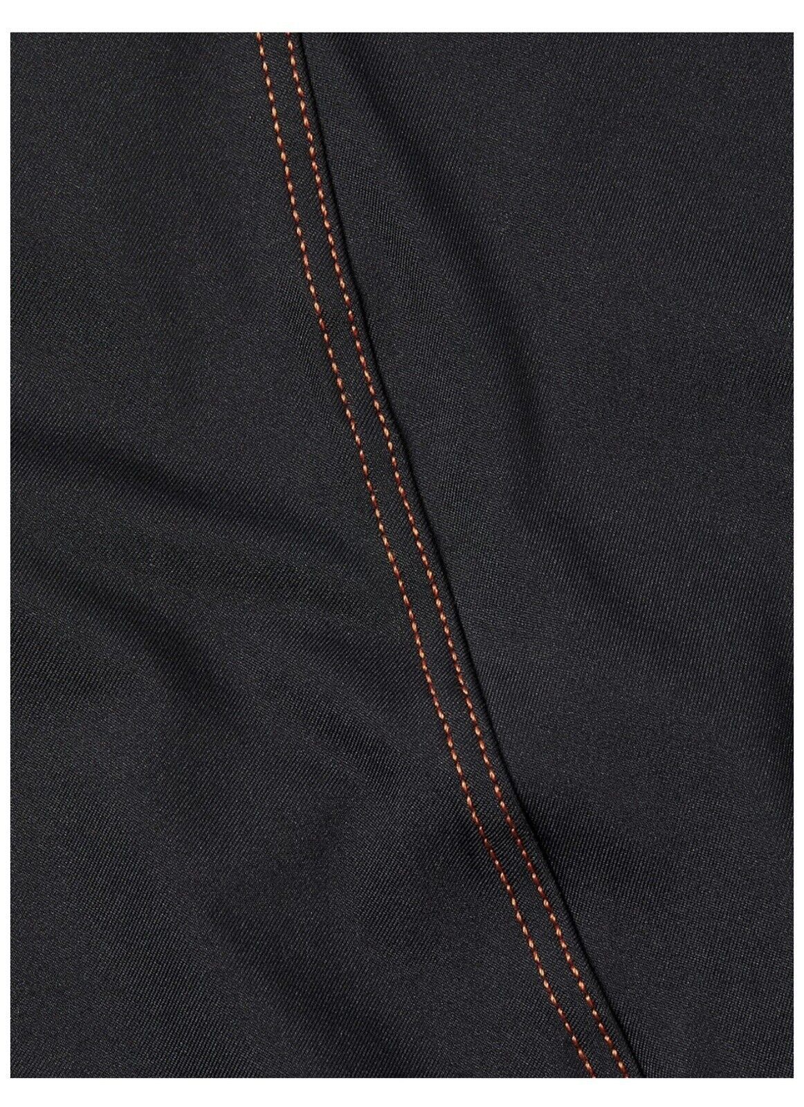 Black Polyester Jeans & Pant