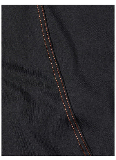 Black Polyester Jeans & Pant