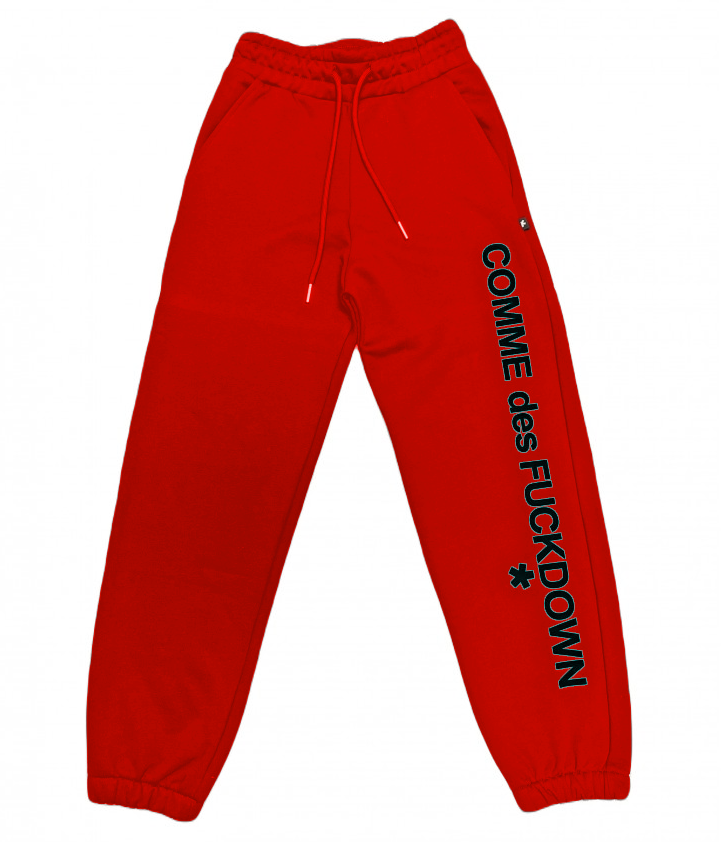 Red Cotton Jeans & Pant