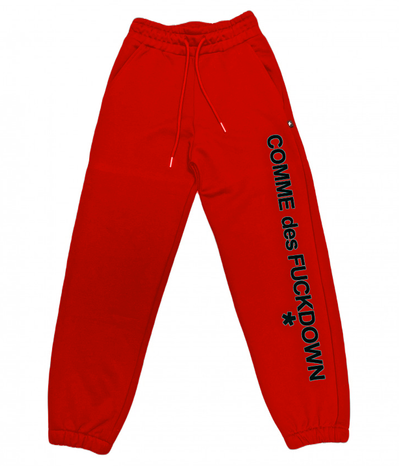 Red Cotton Jeans & Pant