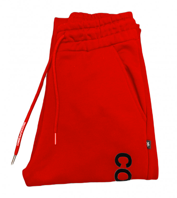 Red Cotton Jeans & Pant