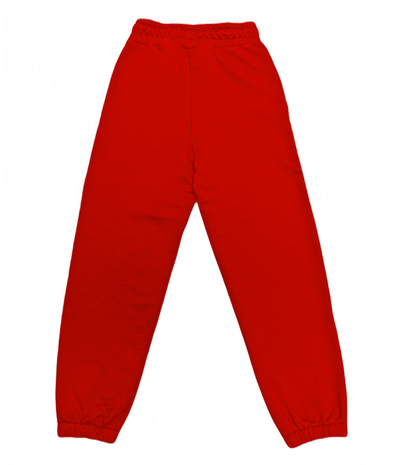 Red Cotton Jeans & Pant