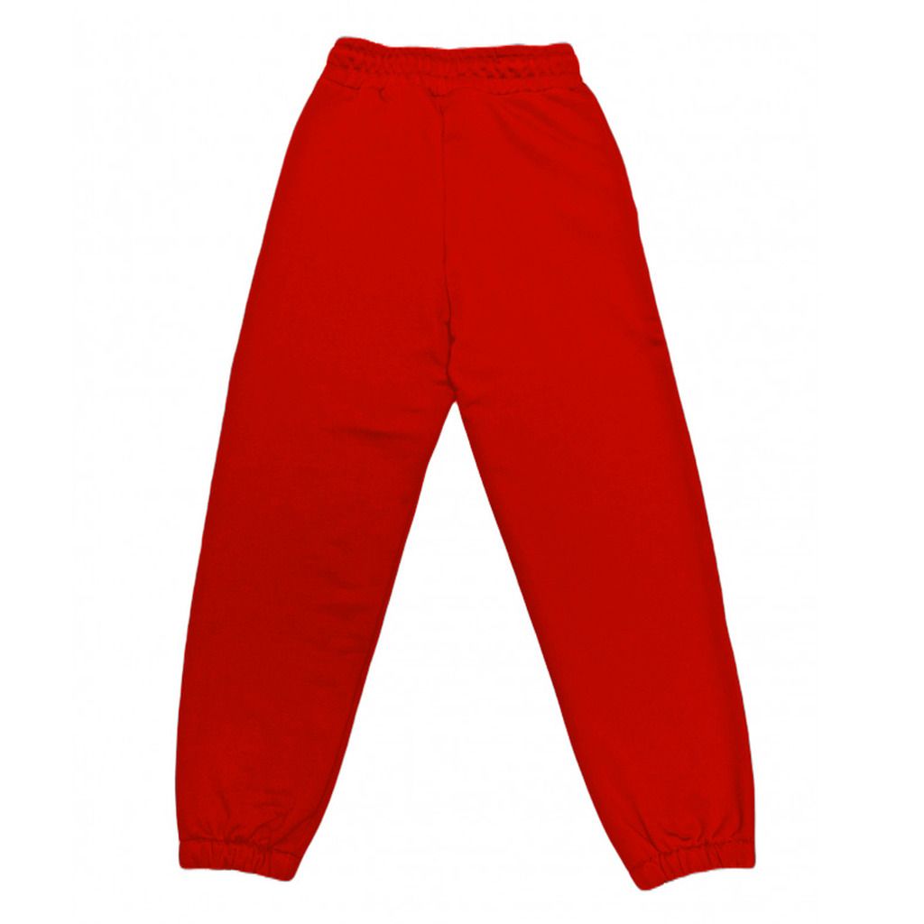 Red Cotton Jeans & Pant