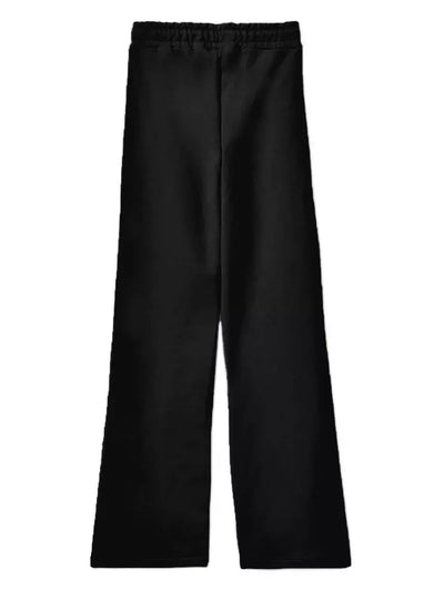 Black Cotton Jeans & Pant