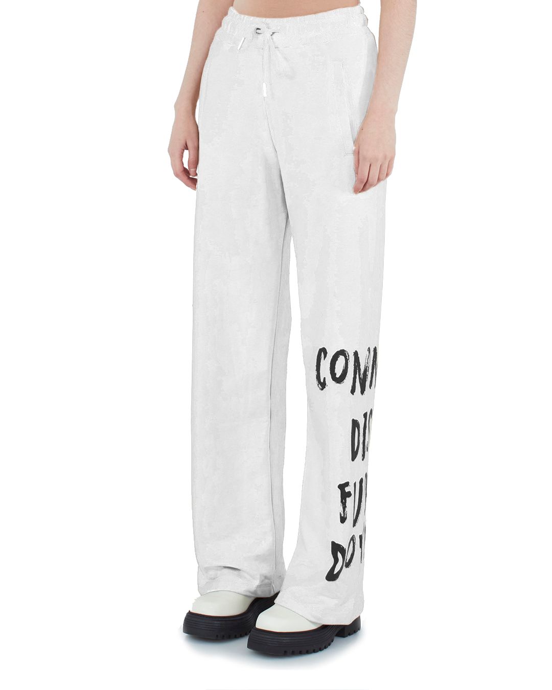 White Cotton Jeans & Pant