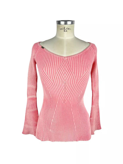 Pink Viscose Sweater