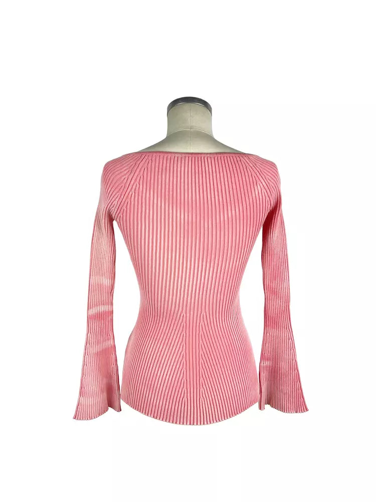 Pink Viscose Sweater