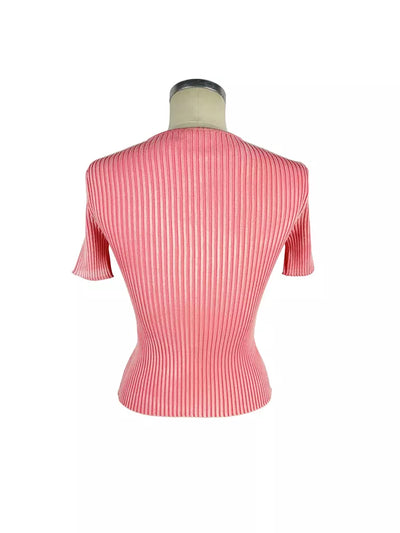 Pink Viscose Sweater