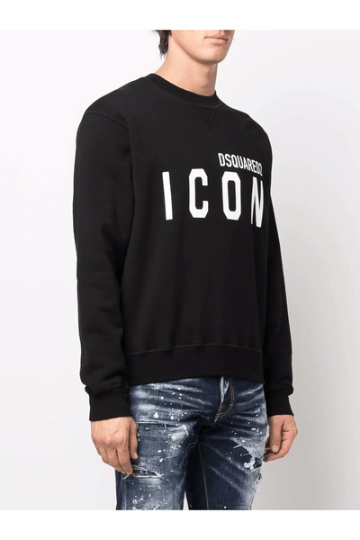 Black Cotton Sweater