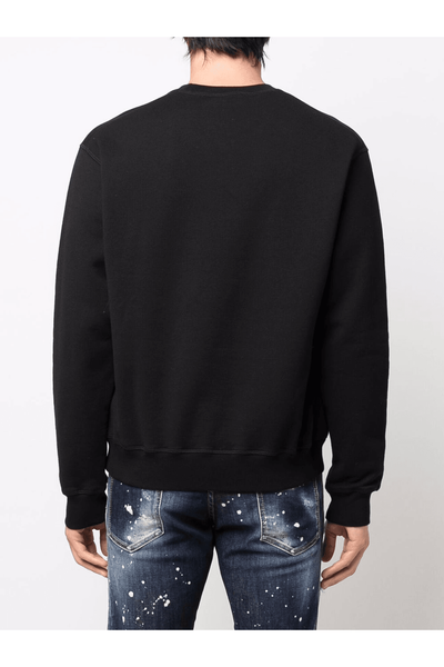 Black Cotton Sweater