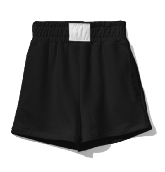 Black Cotton Short